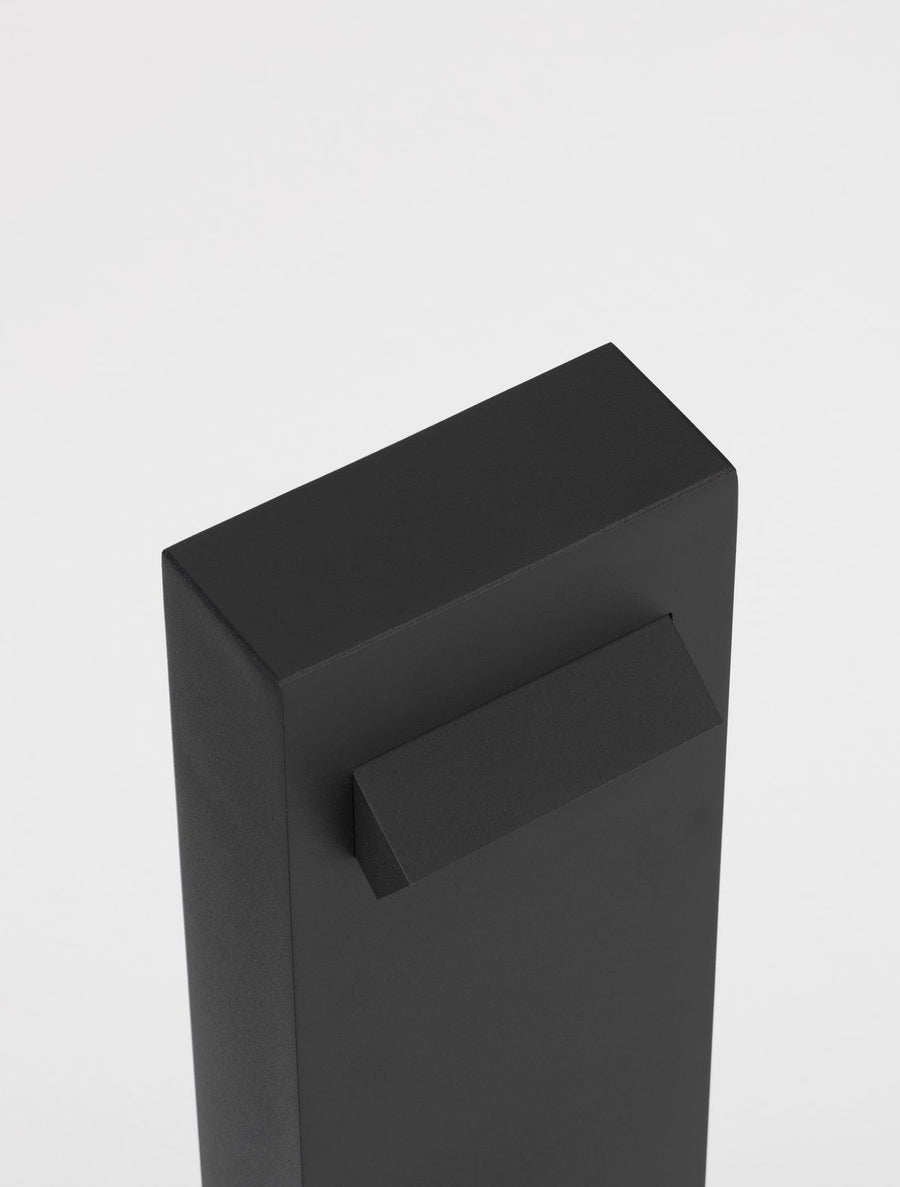 Borne extérieure Zelda noire, H 40 cm (9020921)
