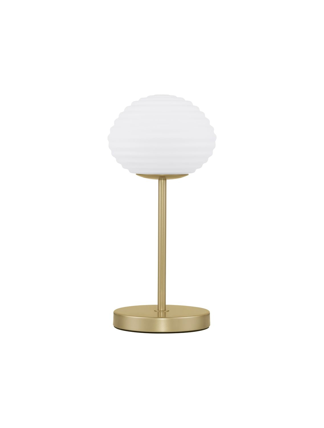 Lampe à poser Allen dorée, verre