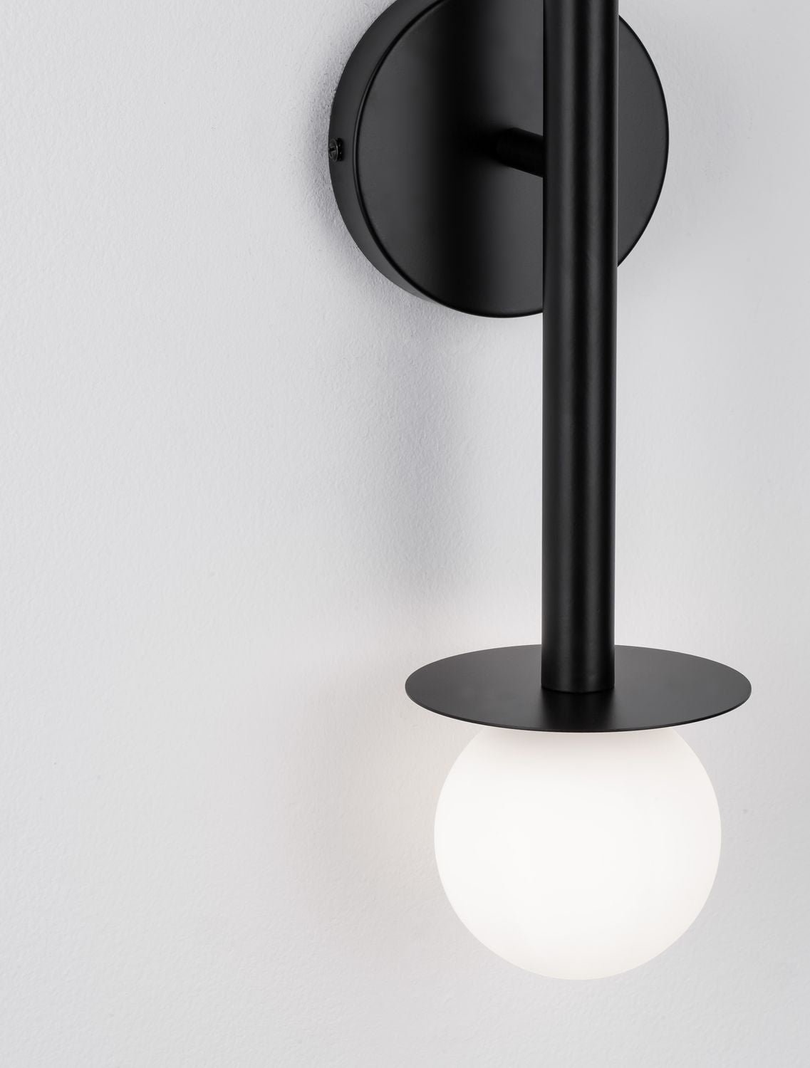 Applique murale Pielo 2 lumières noire, verre