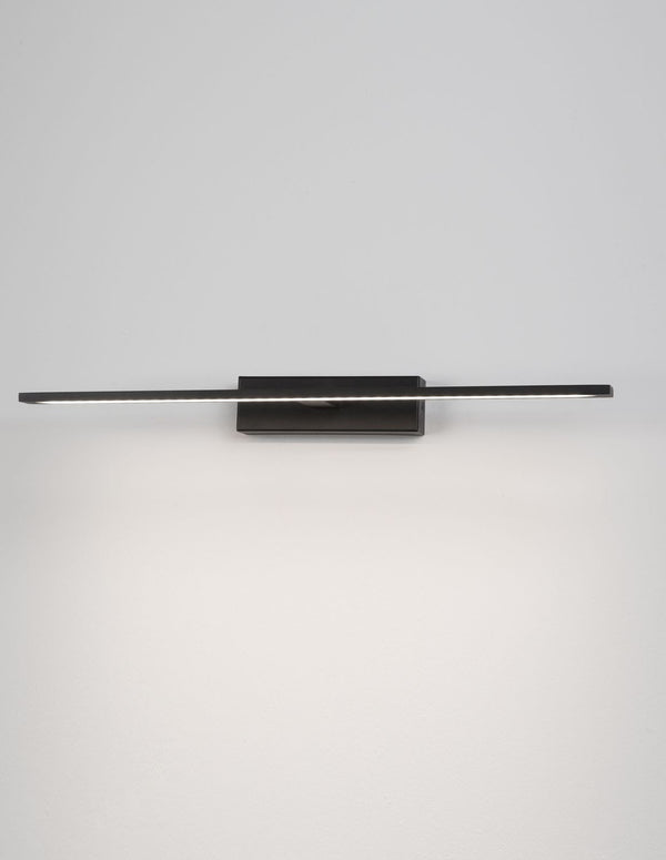 Applique murale Mondrian noire, L 62 cm