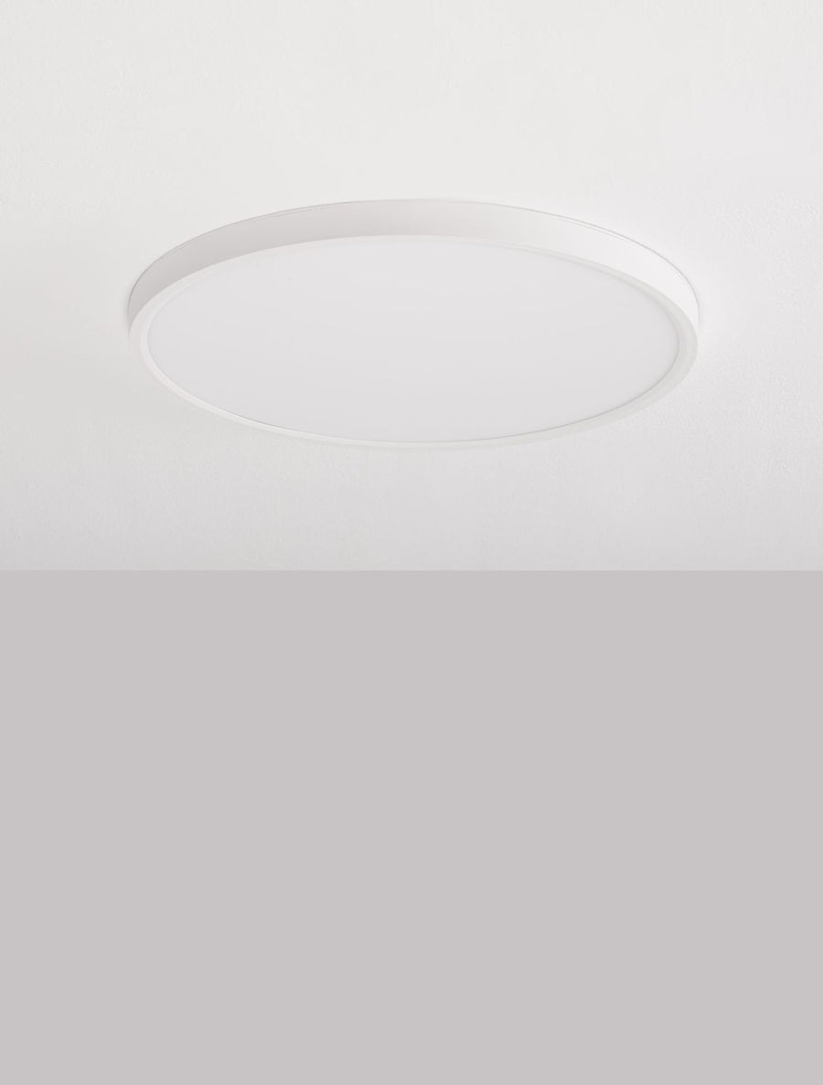 Plafonnier Dixie blanc, Ø 40 cm