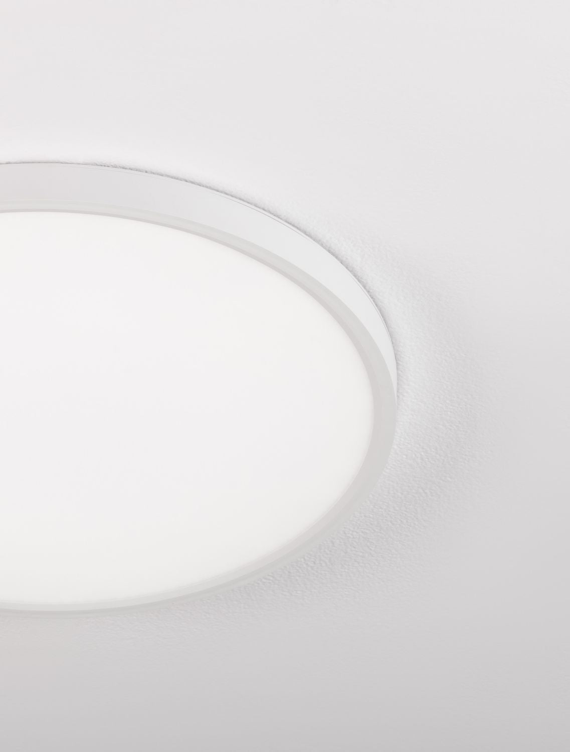 Plafonnier Dixie blanc, Ø 40 cm