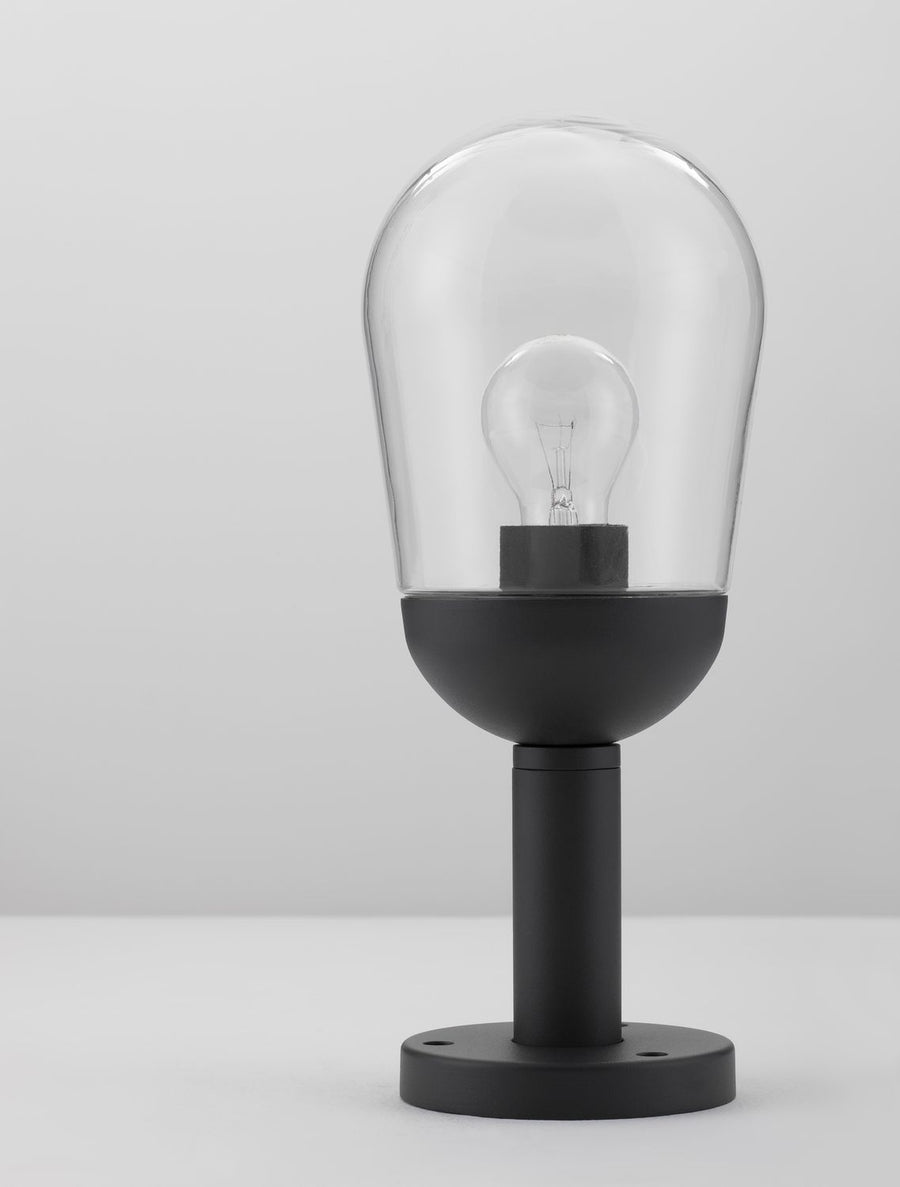 Borne extérieure Omika grise, verre