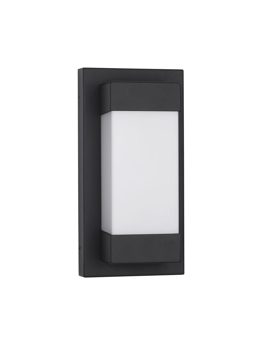 Applique extérieure Leto noire, H 29 cm (9060203)