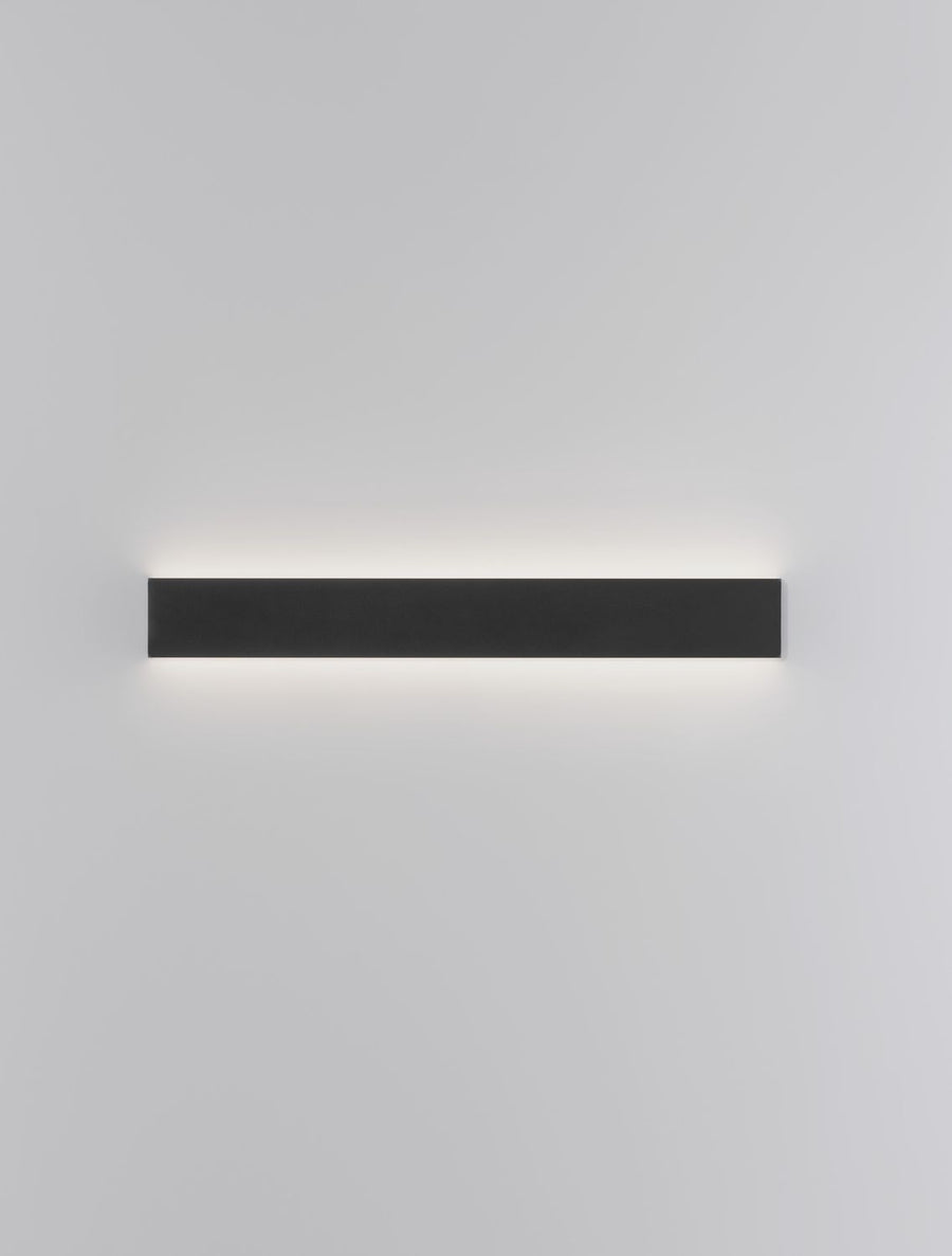 Applique murale Seline noire, L 60 cm