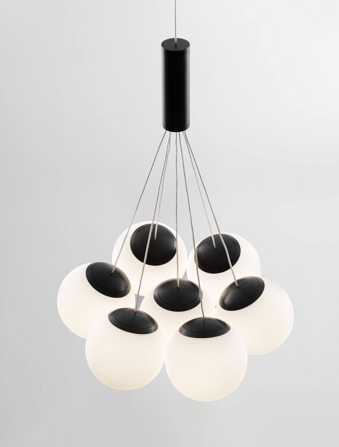Suspension Nuvole noire, verre (9061433)