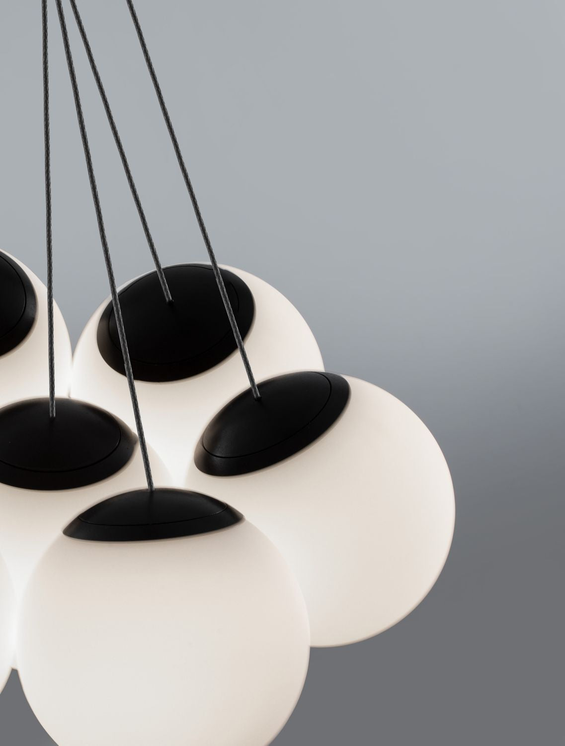 Suspension Nuvole noire, verre (9061433)