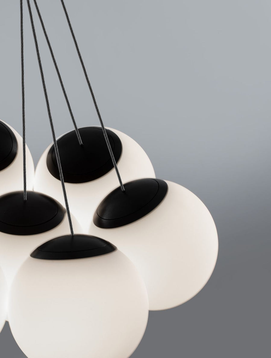 Suspension Nuvole noire, verre (9061433)