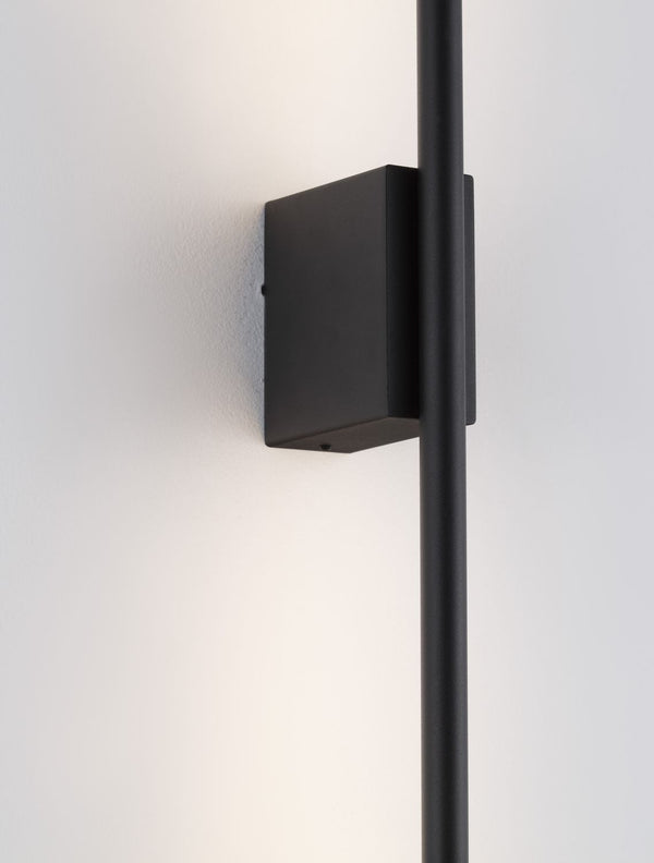 Applique murale Tien noire, H 90 cm