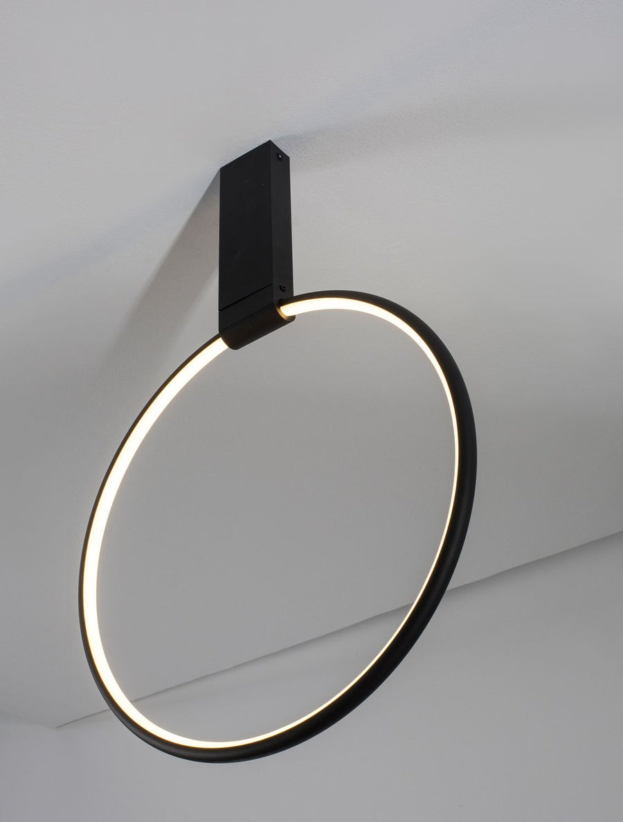 Suspension Garve noire, Ø 40 cm