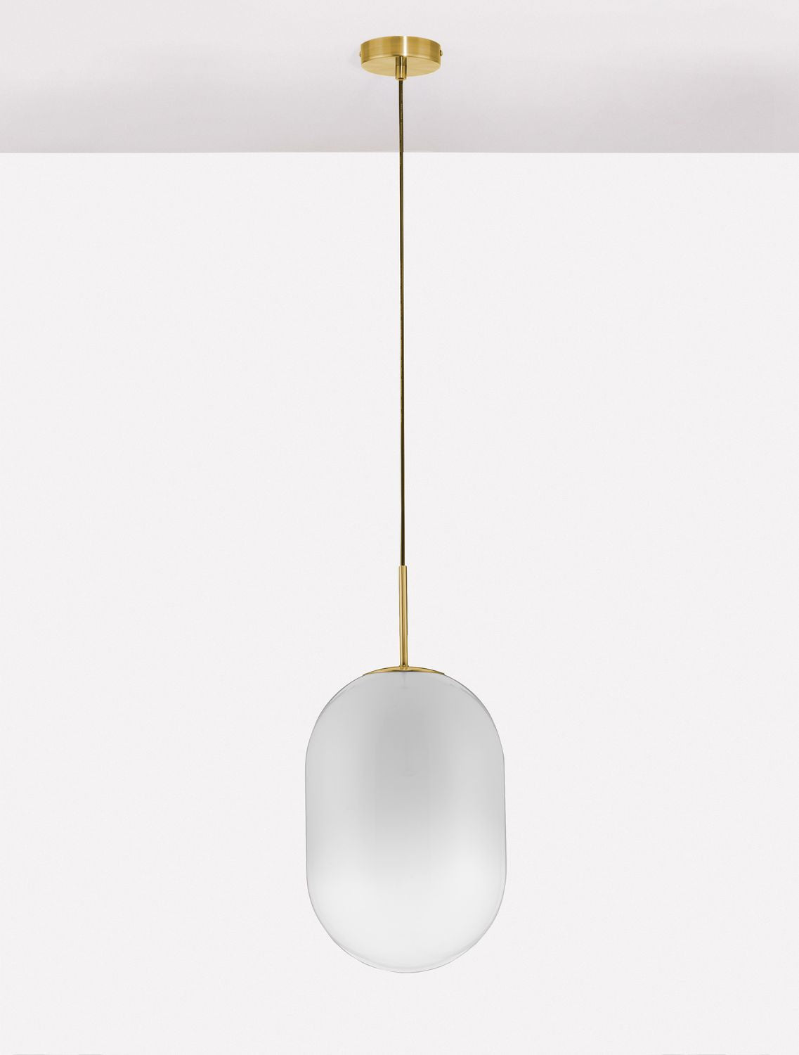 Suspension Chrysi dorée, verre (9092823)