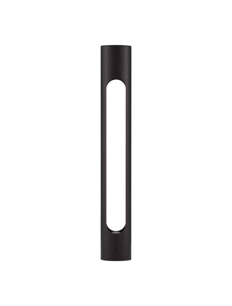 Borne extérieure Ellery noire, H 60 cm