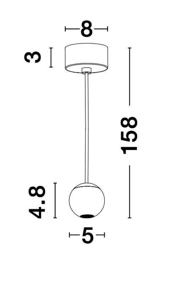 Suspension Nocci blanche