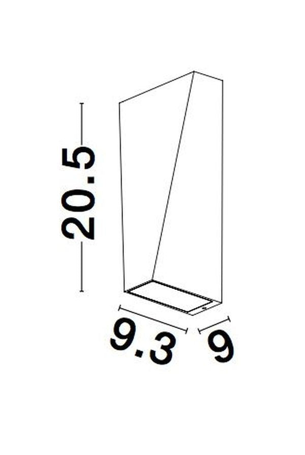 Applique extérieure Veiro anthracite
