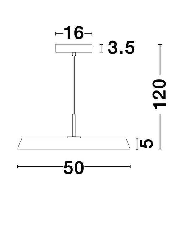 Suspension Vetro blanche