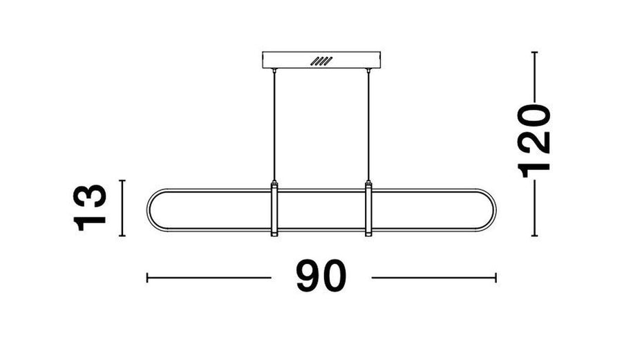 Suspension Arte dorée (9113122)