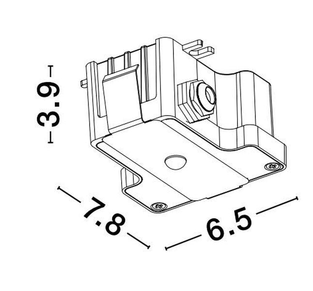 Spot encastrable Source gris