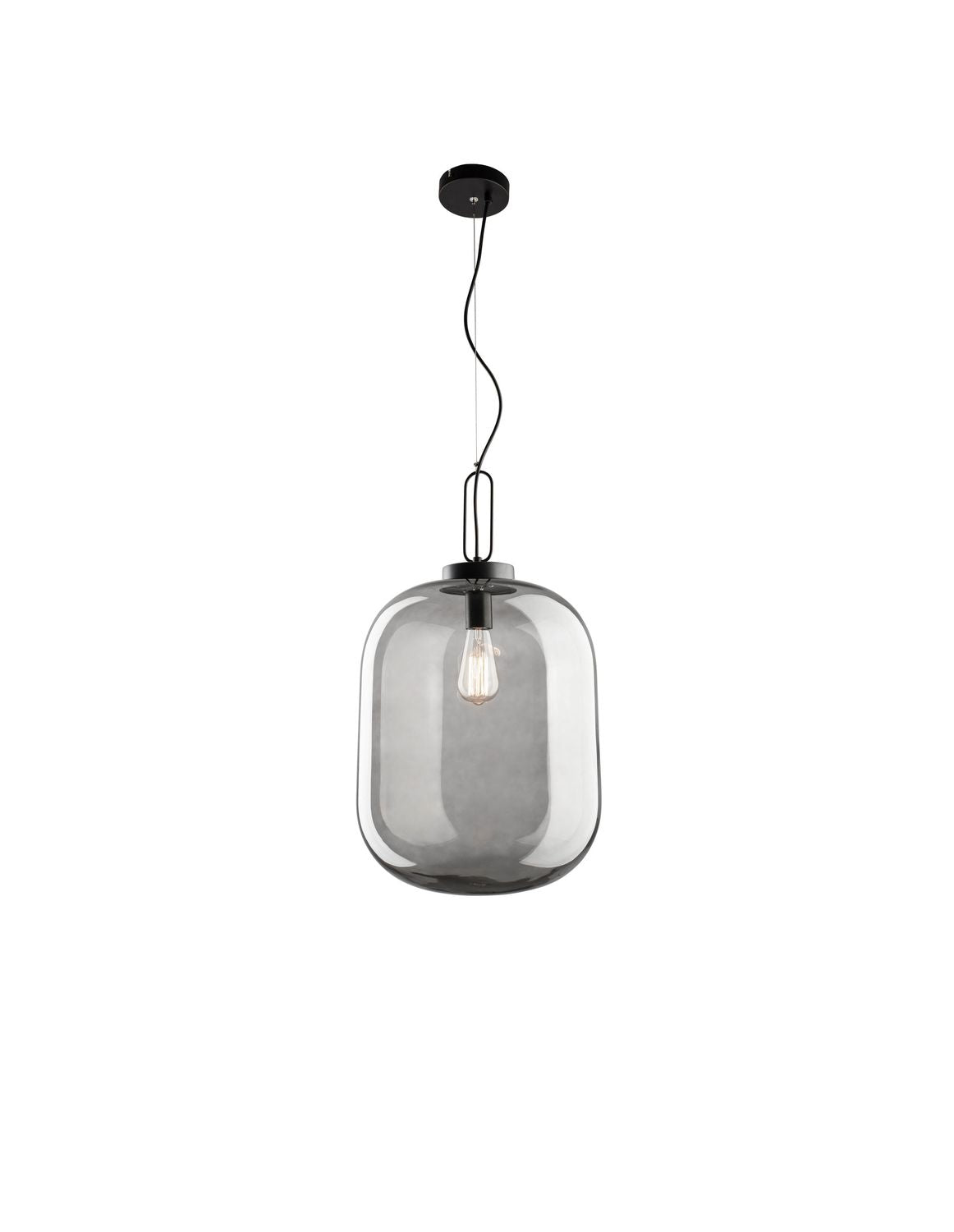 Suspension Hunter noire, verre