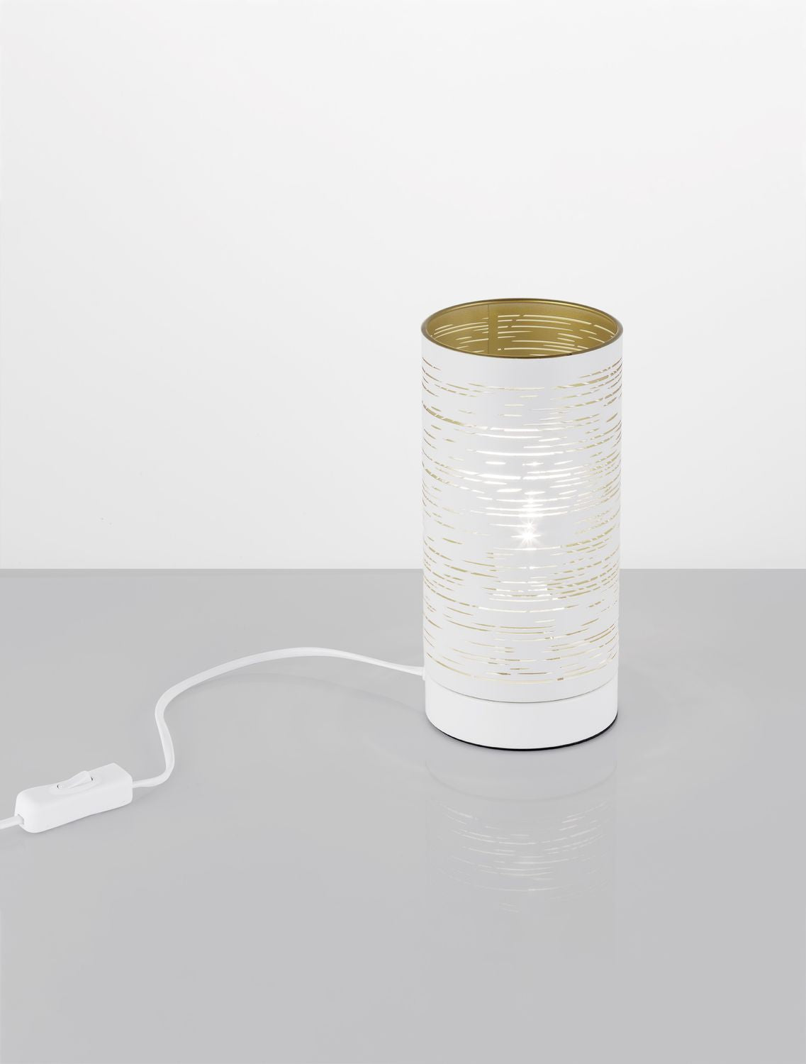 Lampe à poser Zane blanche