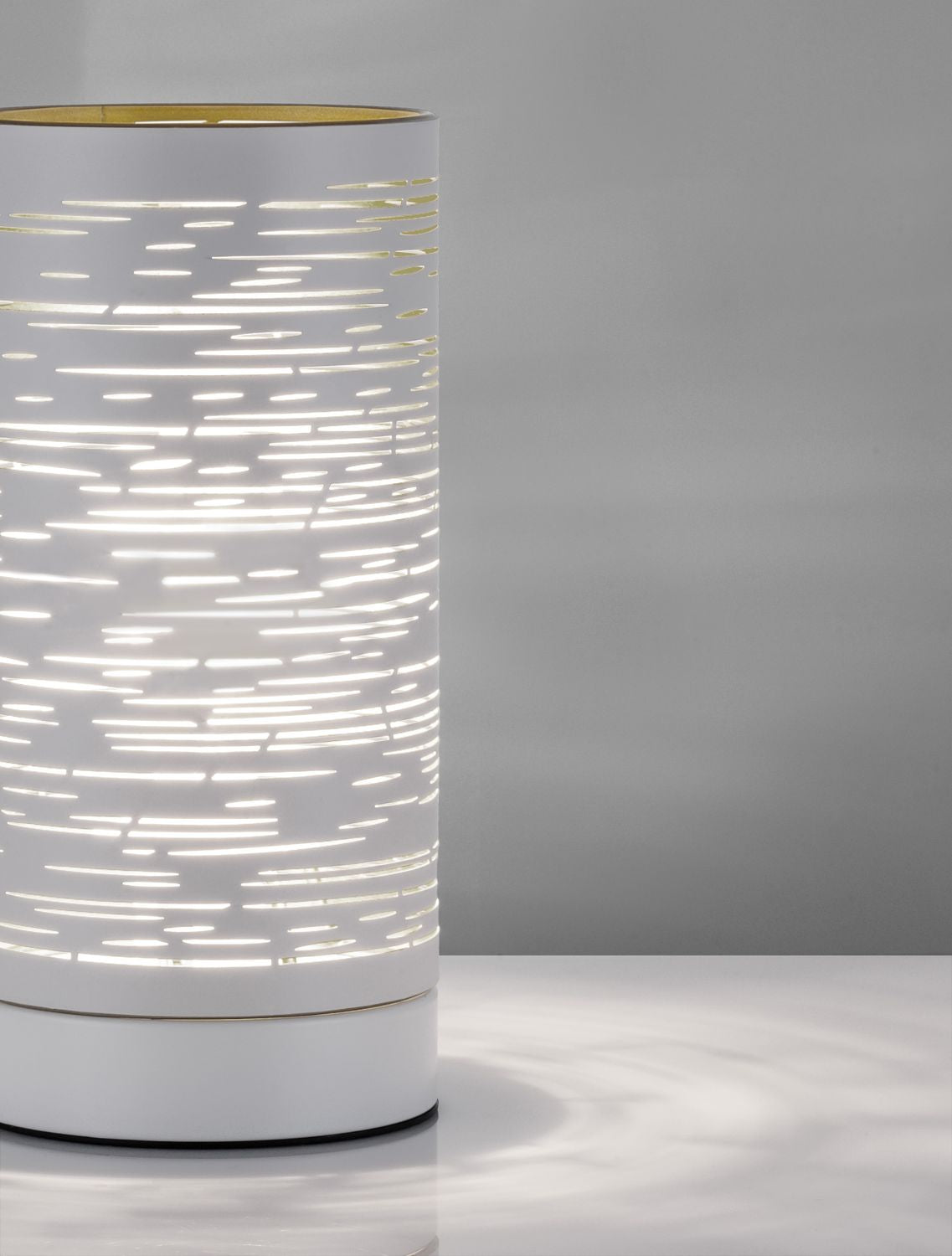 Lampe à poser Zane blanche