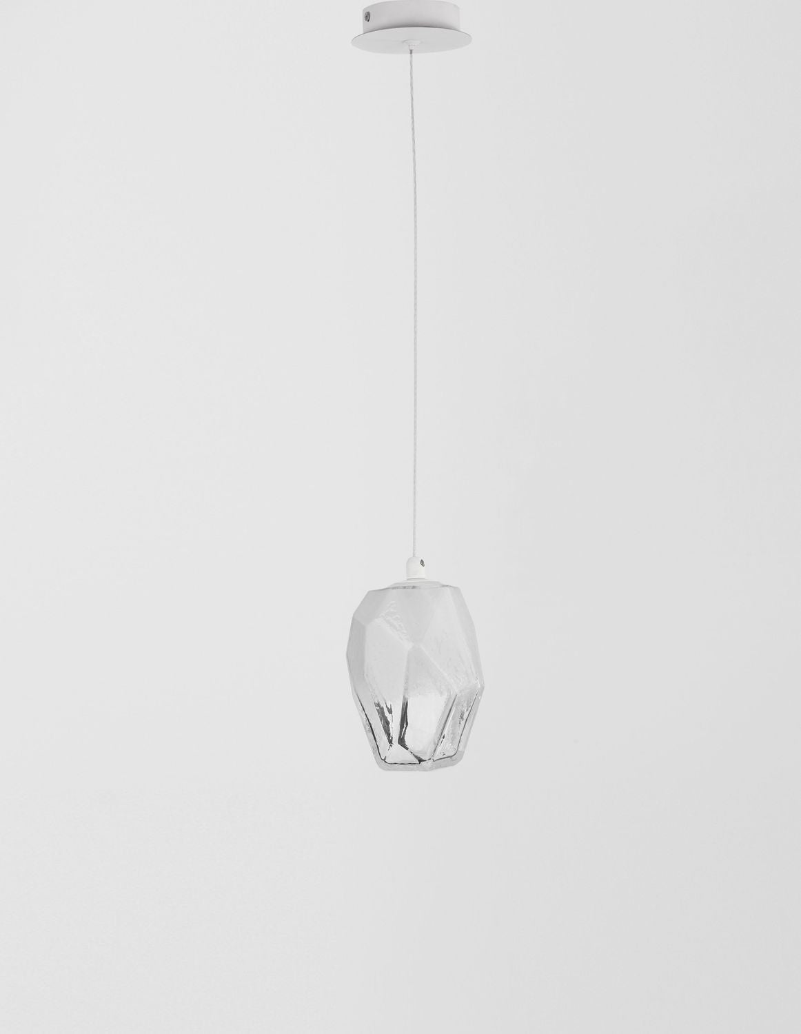 Suspension ICE blanche, verre