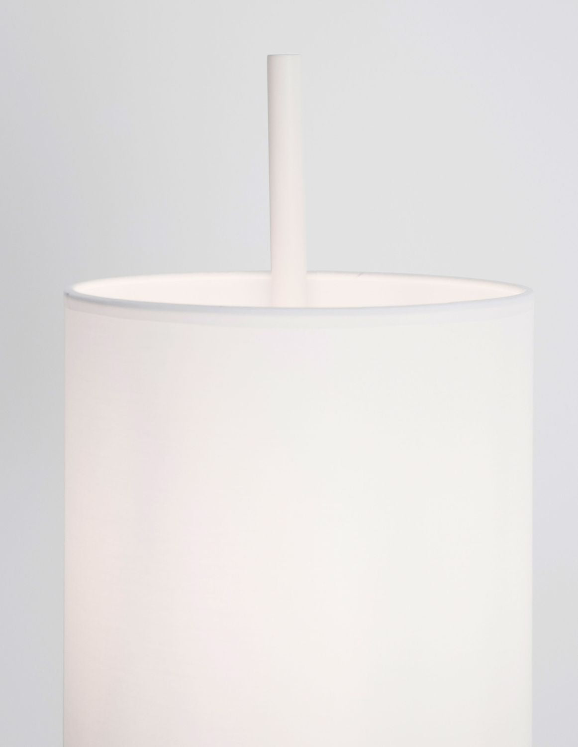 Lampadaire Yama blanc, tissu