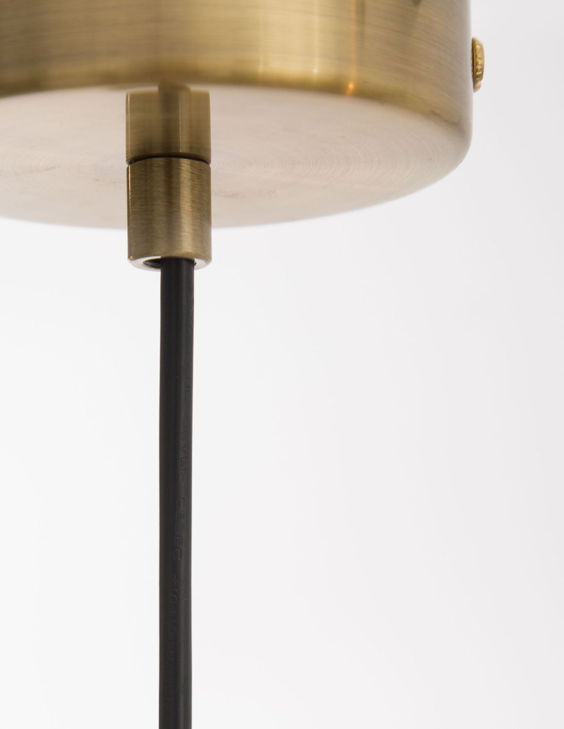 Suspension Grus dorée, verre (9191251)