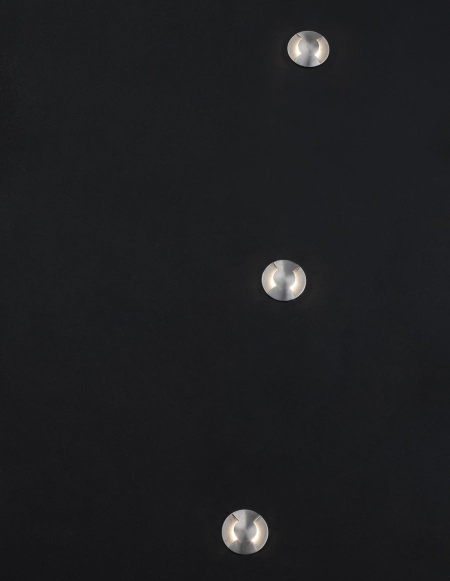 Luminaire extérieur Bang nickel, H 9 cm (9203112)