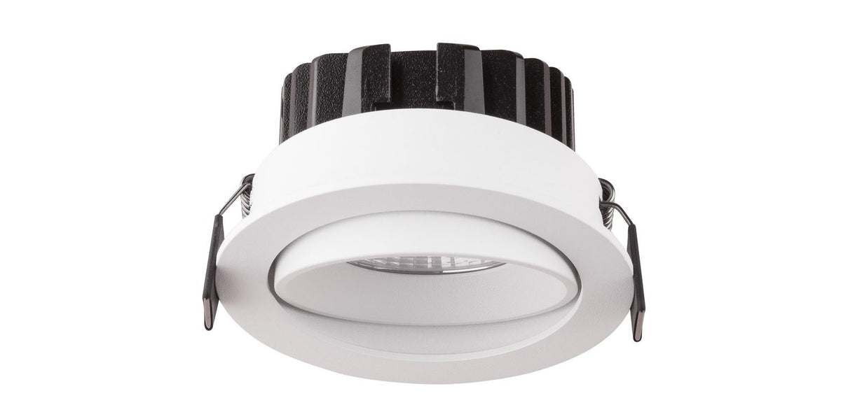 Projecteur extérieur Blade blanc, L 9 cm
