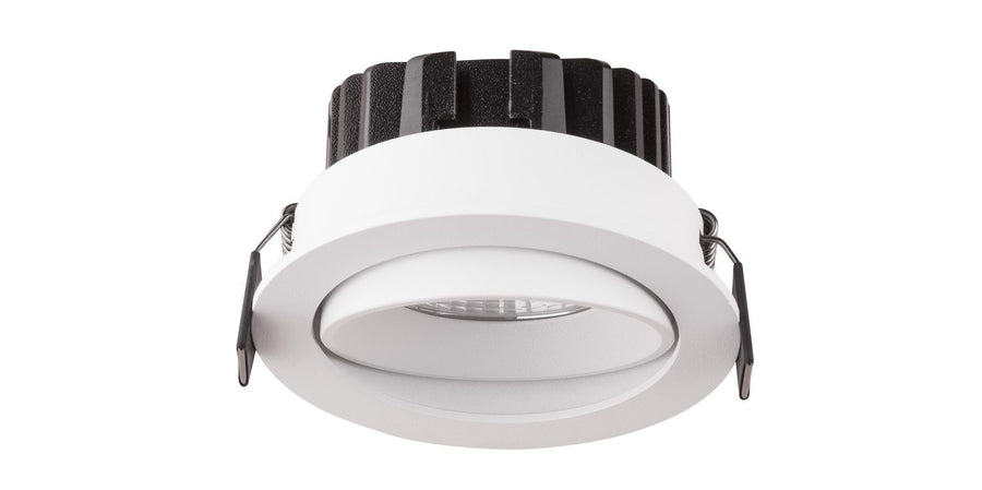 Projecteur extérieur Blade blanc, L 9 cm