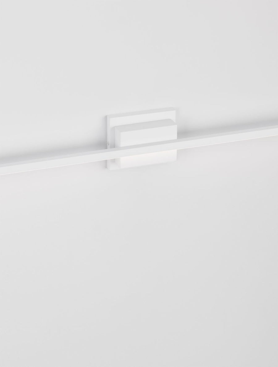 Applique murale Azure blanche, L 90,5 cm