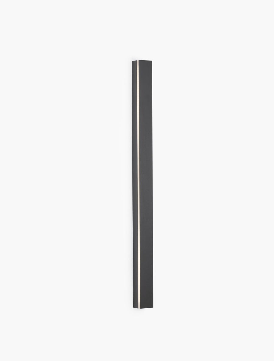 Applique murale Colby noire, H 80 cm