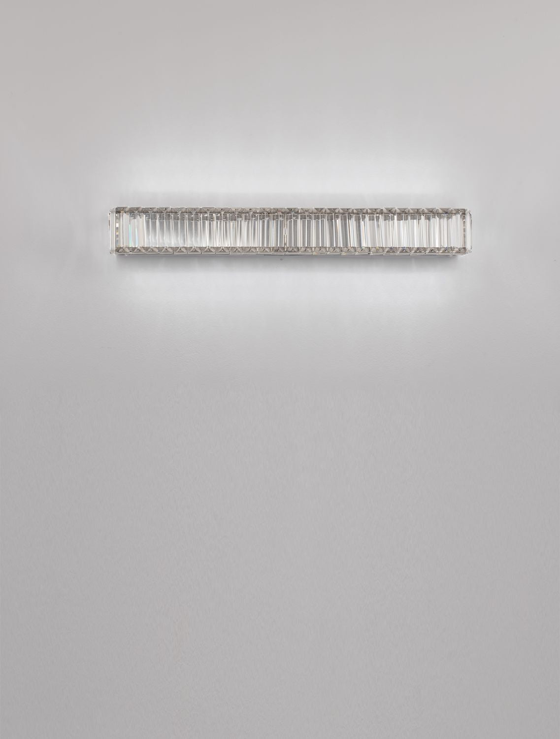 Applique murale Aurelia chromée, cristal