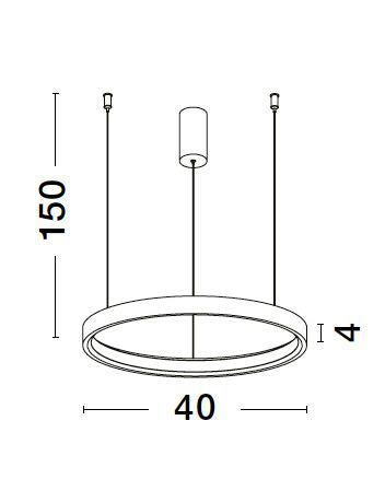Suspension Perrine argentée (9345614)