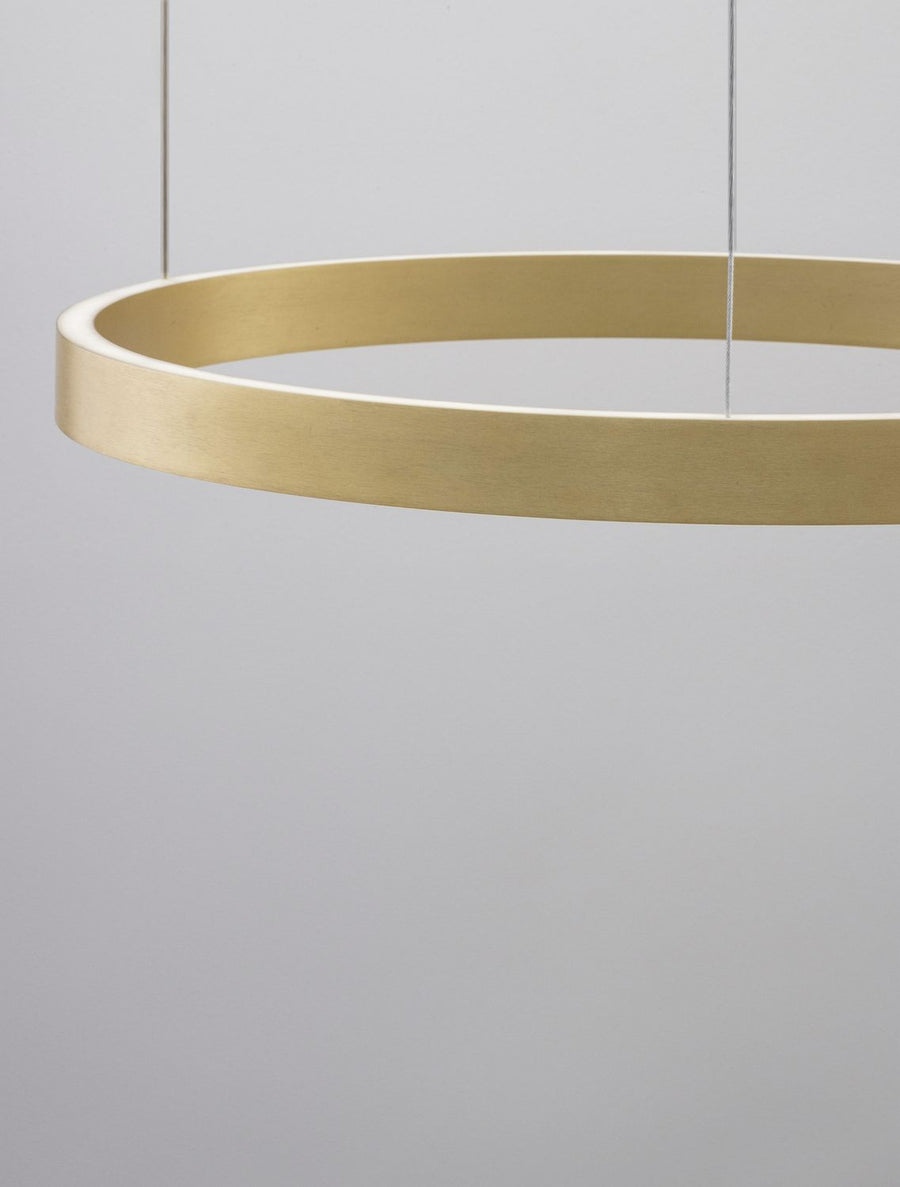 Suspension Elowen dorée, H 150 cm (9345661)