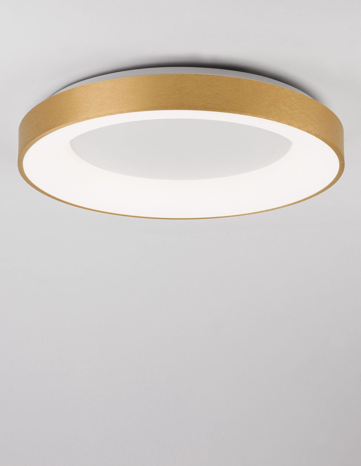 Plafonnier Rando Thin doré, Ø 60 cm