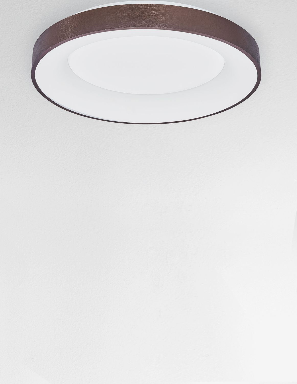 Plafonnier Rando Thin marron, Ø 60 cm