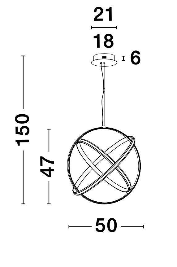 Suspension Pertone noire (9365012)