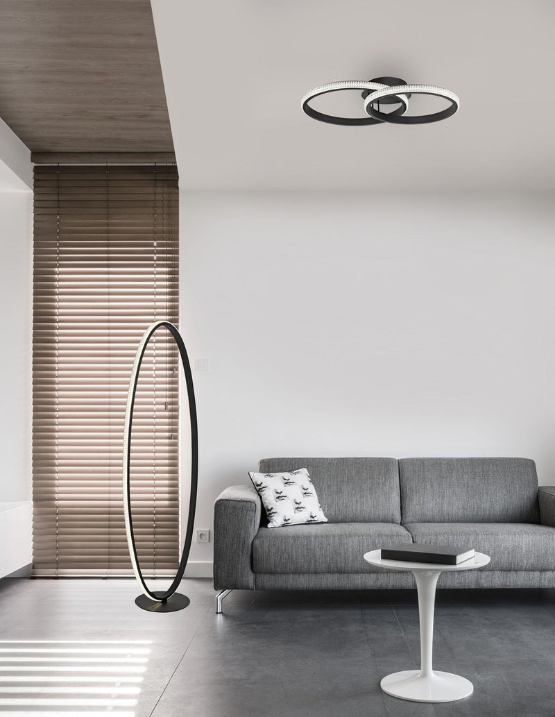 Luminaire plafonnier | Nager Noir