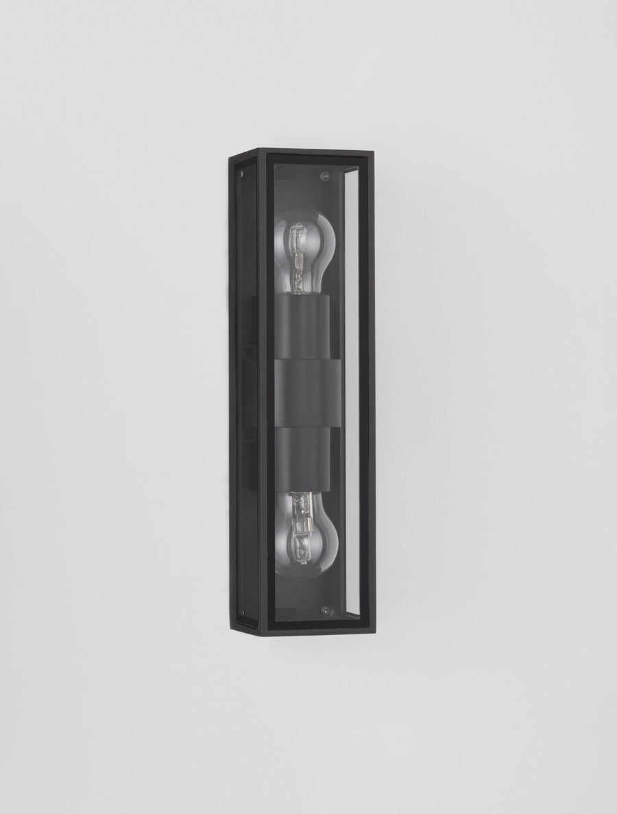 Applique extérieure Regina anthracite, verre