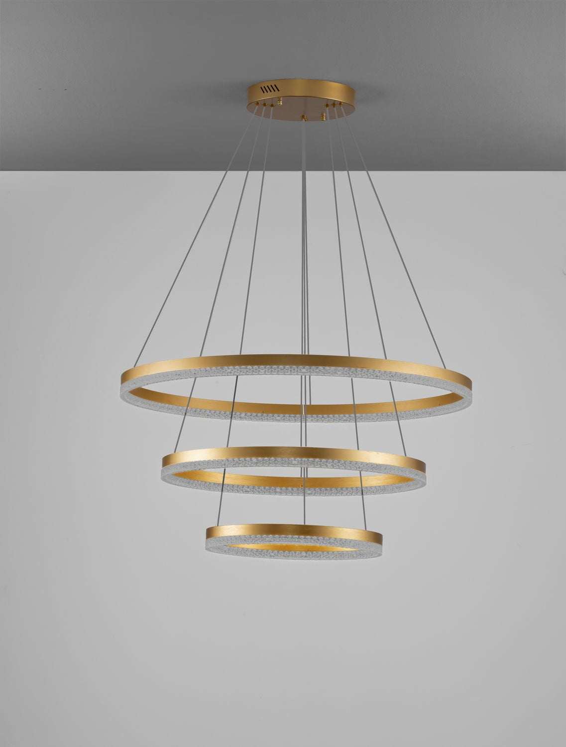 Suspension Adria laiton, H 300 cm