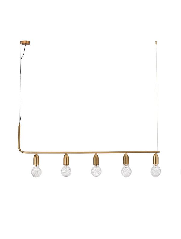 Suspension luminaire | Veda Laiton L 128 cm