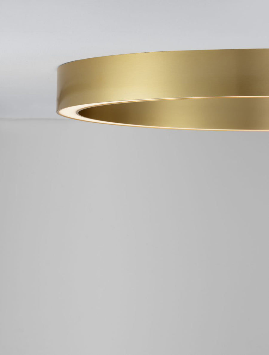 Plafonnier Sting bronze, L 80 cm