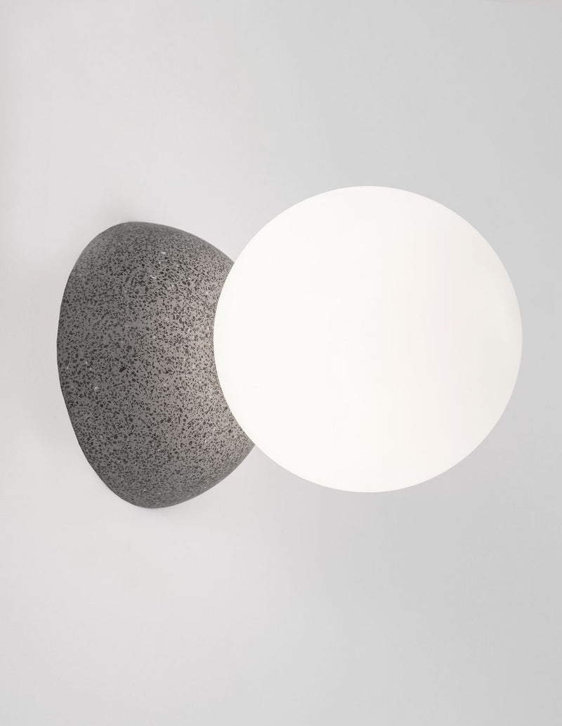 Applique murale Zero grise, verre