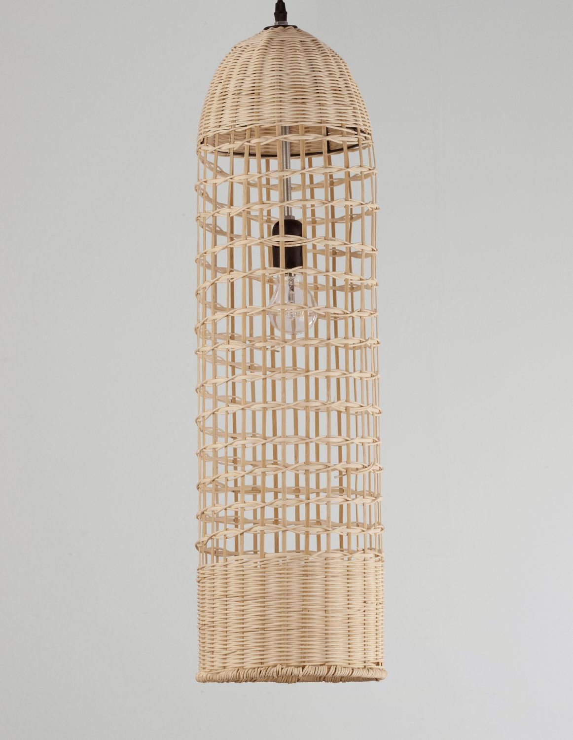 Suspension MIA beige, rotin, H 250 cm (9585081)