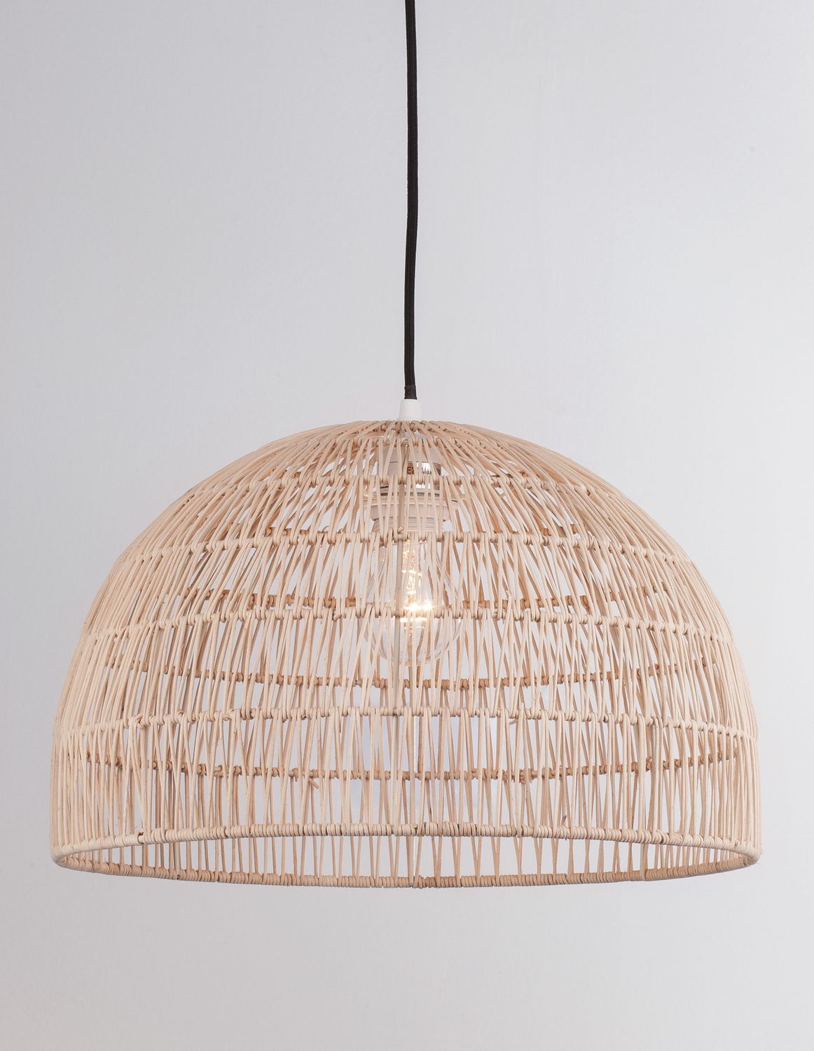 Suspension Melody beige, rotin, H 250 cm (9586446)
