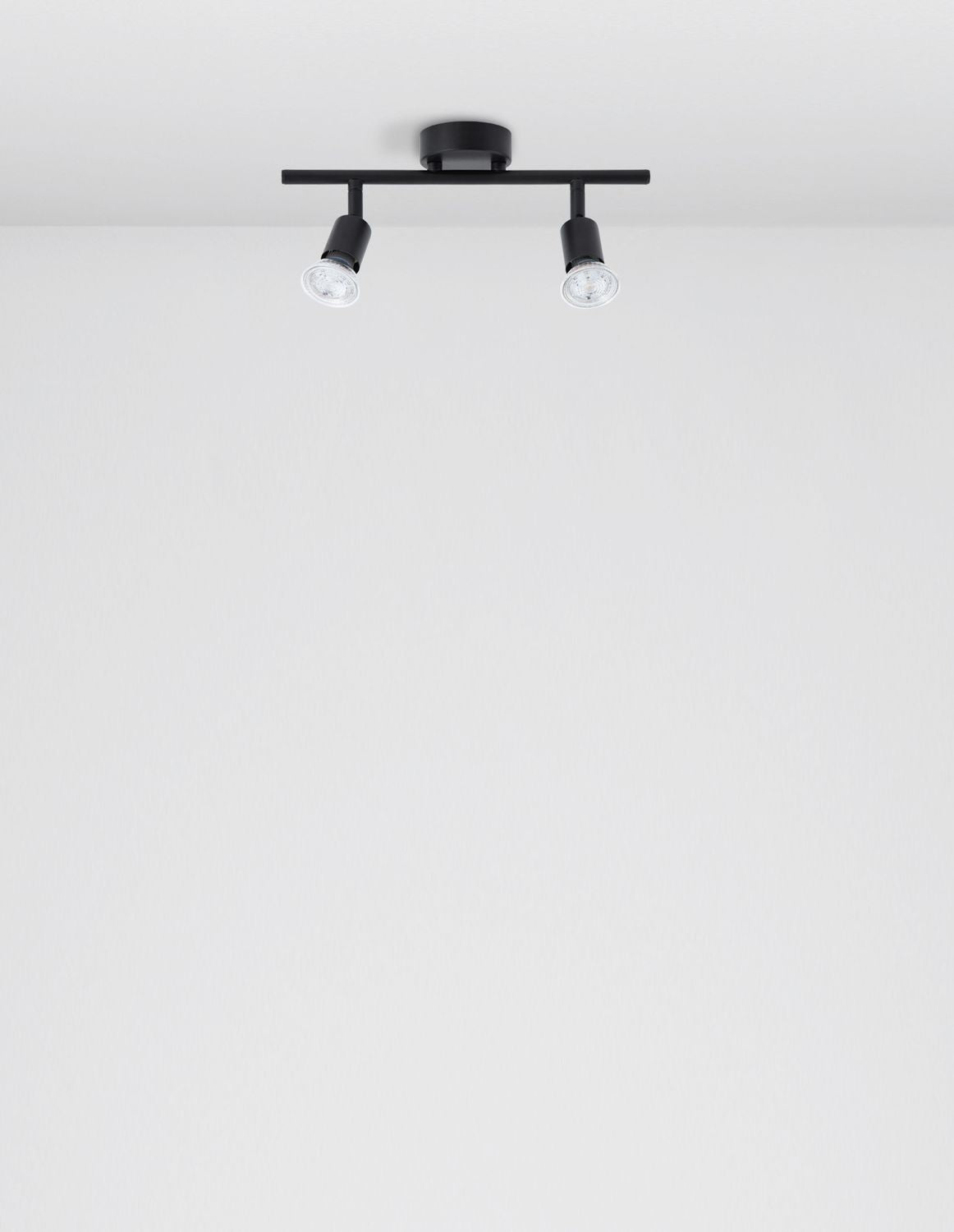 Plafonnier LUP 2 lumières noir