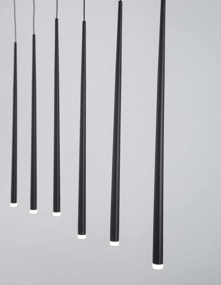 Suspension Giono noire, H 230 cm (9601007)