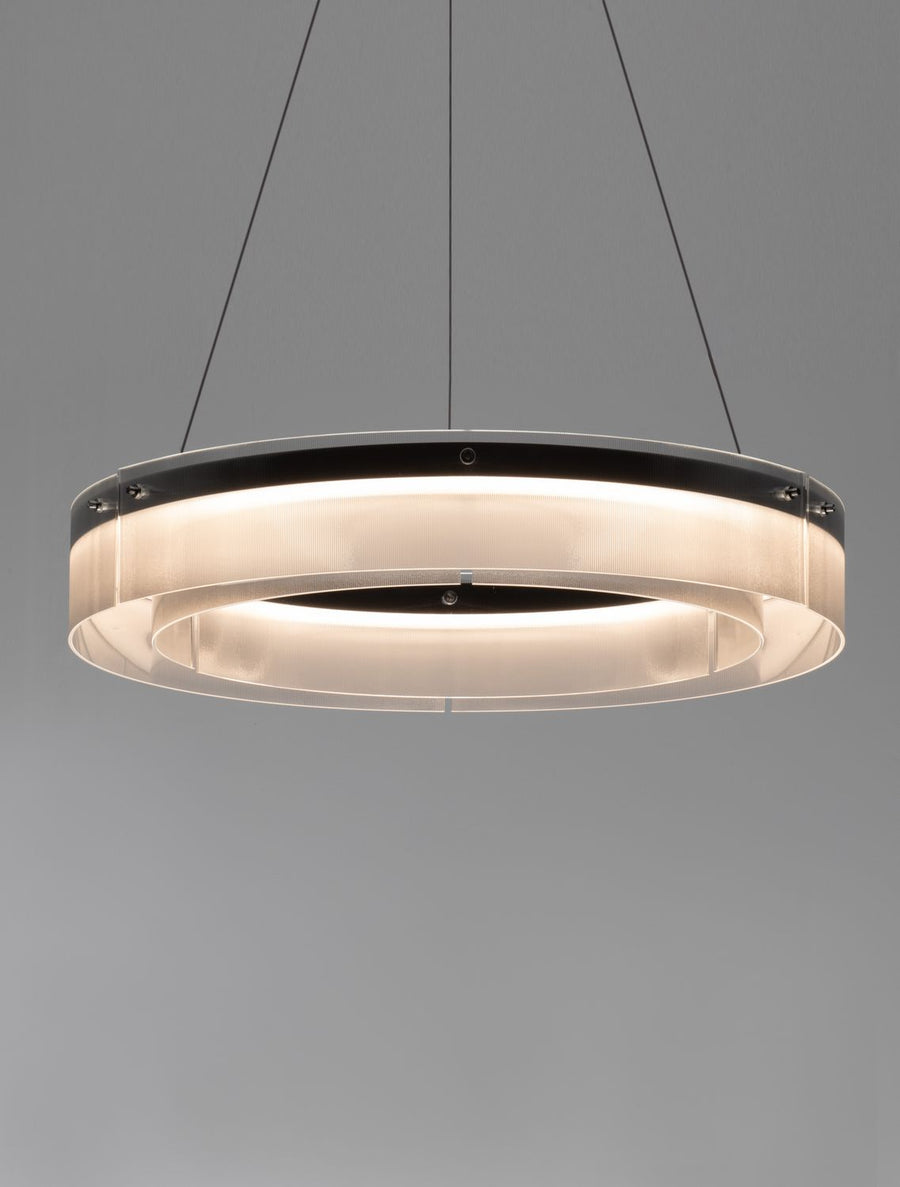 Suspension Pauline noire, verre (9695262)