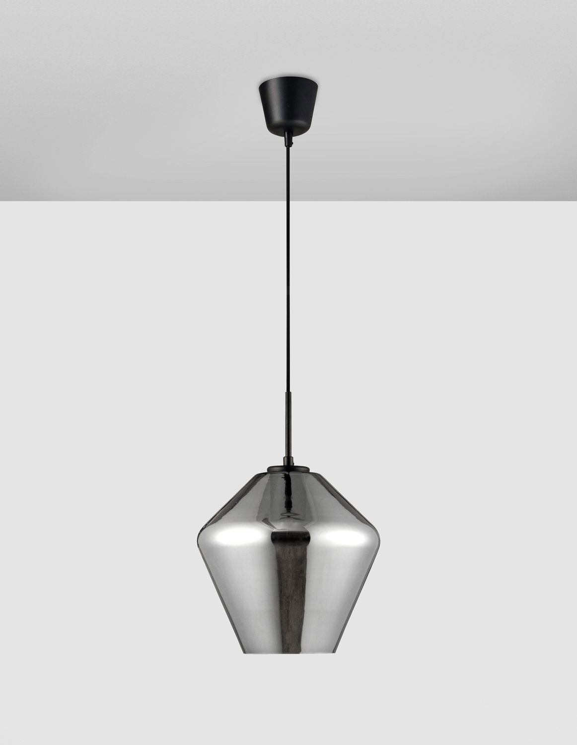 Suspension Veiro noire, verre (9724102)